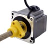 NEMA 34 Harici Acme Lineer Adım Motoru 5.5A 76mm Yığın Vida Bağlantısı 6.35mm (0.25") Bağlantı Uzunluğu 200mm