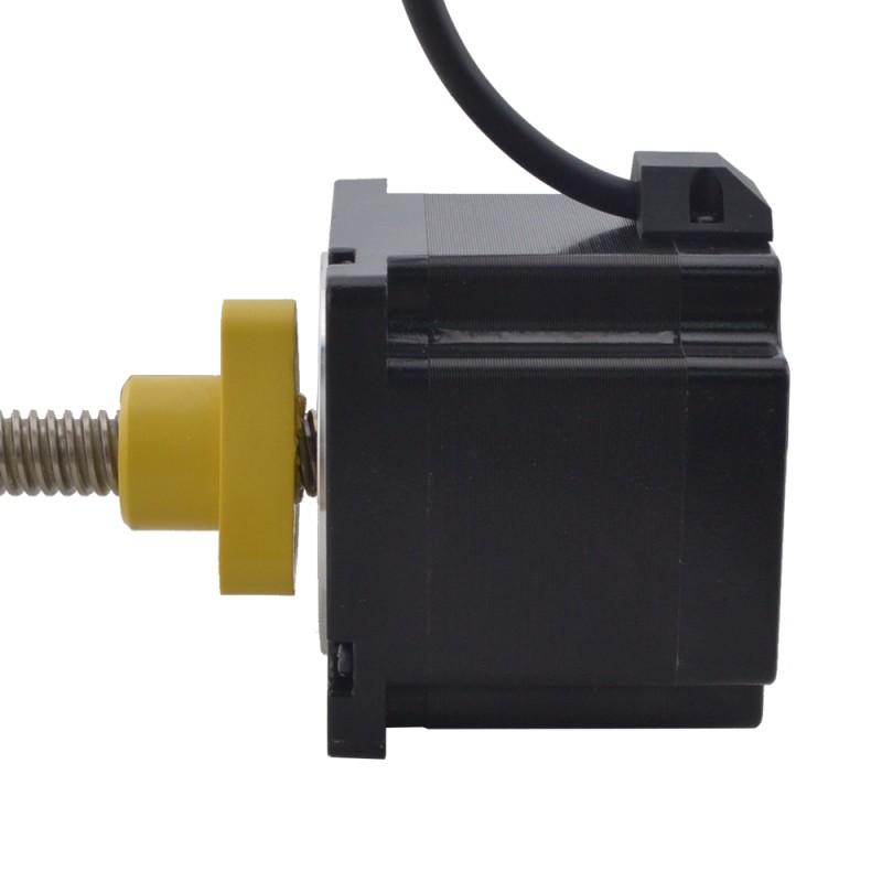 NEMA 34 Harici Acme Lineer Adım Motoru 5.5A 76mm Yığın Vida Bağlantısı 6.35mm (0.25") Bağlantı Uzunluğu 200mm