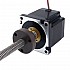 NEMA 34 Harici Acme Lineer Adım Motoru 5.5A 76mm Yığın Vida Bağlantısı 6.35mm (0.25") Bağlantı Uzunluğu 250mm