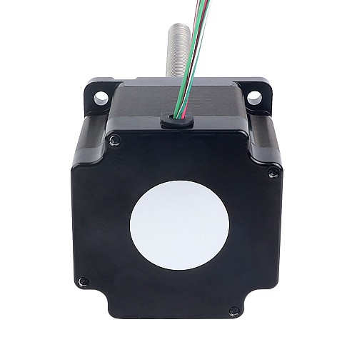 NEMA 34 Harici Acme Lineer Adım Motoru 5.5A 76mm Yığın Vida Bağlantısı 6.35mm (0.25") Bağlantı Uzunluğu 250mm