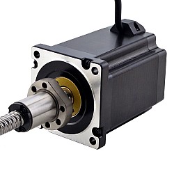 NEMA 34 Harici Bilyalı Vidalı Lineer Adım Motoru 8Nm (1132,90oz.in) 6,0A 114mm Kablo 10mm (0,3937") Kablo Uzunluğu 200mm