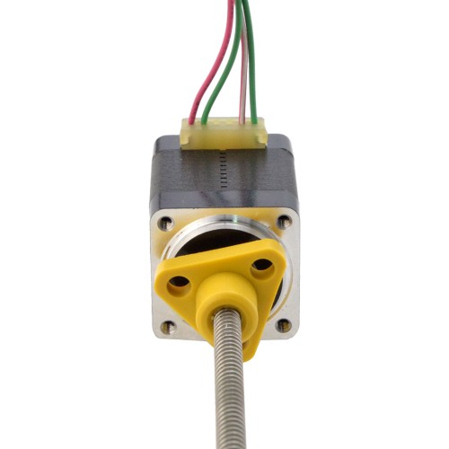 NEMA 8 Harici Trapezoidal Doğrusal Adım Motoru 0,5A 30mm Yığın Vida Bağlantısı 2mm (0,07874") Bağlantı Uzunluğu 100mm