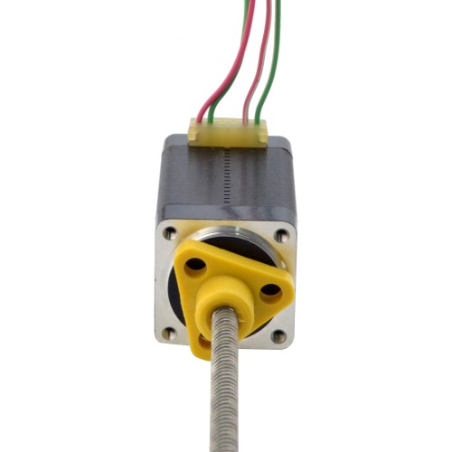 NEMA 8 Harici Trapezoidal Doğrusal Adım Motoru 0,5A 38,2 mm StackScrew Kablo 4 mm (0,1575") Kablo Uzunluğu 100 mm