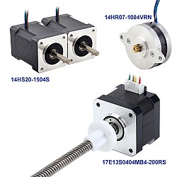 VORON V0.1 Adım Motorları 14HS20-1504S ve 14HR07-1004VRN ve 17E13S0404MB4-200RS BOM'u