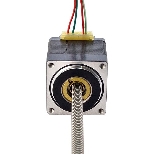 NEMA 11 Sabit Olmayan Acme Doğrusal Adım Motoru 1.0A 32.2mm Yığın Vida Bağlantısı 5.08mm (0.2") Bağlantı Uzunluğu 200mm