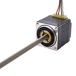 NEMA 11 Sabit Olmayan Acme Doğrusal Adım Motoru 1.0A 32.2mm Yığın Vida Bağlantısı 5.08mm (0.2") Bağlantı Uzunluğu 200mm