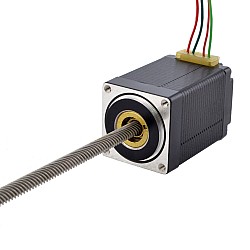 CN Satışta - NEMA 11 Sabit Olmayan Acme Lineer Adım Motoru 1.0A 46mm Yığın Vida Bağlantısı 10.16mm (0.4") Bağlantı Uzunluğu 200mm
