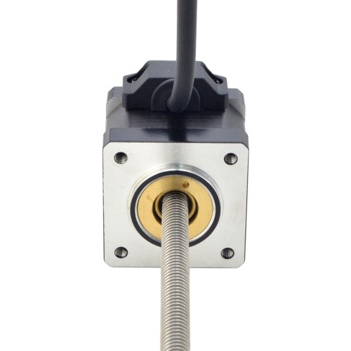 NEMA 14 Sabit Olmayan Acme Lineer Adım Motoru 1,5A 34mm Yığın Vida Bağlantısı 2,54mm (0,1") Bağlantı Uzunluğu 200mm