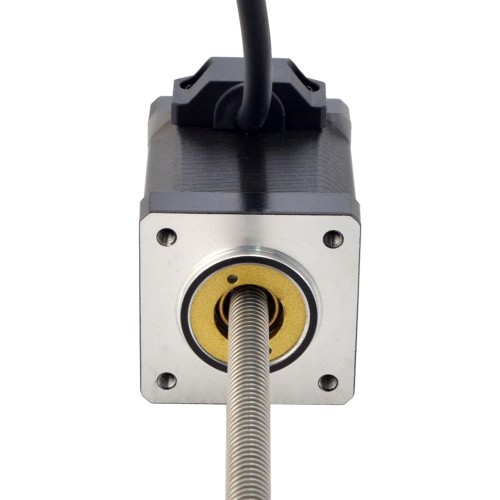NEMA 14 Sabit Olmayan Acme Lineer Adım Motoru 1,5A 47mm Yığın Vida Bağlantısı 2,54mm (0,1") Bağlantı Uzunluğu 200mm
