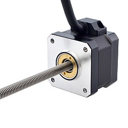 NEMA 17 Sabit Olmayan Acme Lineer Adım Motoru 1,5A 34mm Yığın Vida Bağlantısı 1,27mm (0,05") Bağlantı Uzunluğu 200mm