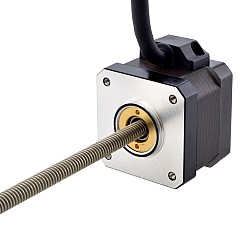 NEMA 17 Sabit Olmayan Acme Doğrusal Adım Motoru 1,5A 34mm Yığın Vida Bağlantısı 2,54mm (0,1") Bağlantı Uzunluğu 200mm