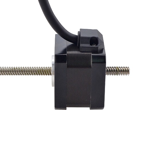 NEMA 17 Sabit Olmayan Acme Lineer Adım Motoru 1,5A 34mm Yığın Vida Bağlantısı 6,35mm (0,25") Bağlantı Uzunluğu 200mm