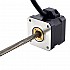 CN Satışta - NEMA 17 Sabit Olmayan Acme Lineer Adım Motoru 1.5A 34mm Yığın Vida Bağlantısı 25.4mm (1") Bağlantı Uzunluğu 200mm