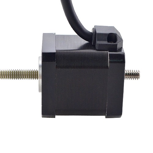 NEMA 17 Sabit Olmayan Acme Lineer Adım Motoru 2,5A 48mm Yığın Vida Bağlantısı 1,27mm (0,05") Bağlantı Uzunluğu 200mm