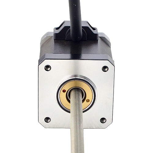 NEMA 17 Sabit Olmayan Acme Lineer Adım Motoru 2,5A 48mm Yığın Vida Bağlantısı 1,27mm (0,05") Bağlantı Uzunluğu 200mm