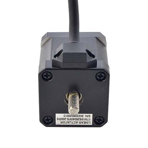 NEMA 17 Sabit Olmayan Acme Lineer Adım Motoru 2,5A 48mm Yığın Vida Bağlantısı 6,35mm (0,25") Bağlantı Uzunluğu 200mm NEMA 17 Sabit Olmayan Acme Lineer Adım Motoru 2,5A 48mm Yığın Vida Bağlantısı 6,35mm (0,25") Bağlantı Uzunluğu 200mm