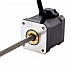 NEMA 17 Sabit Olmayan Acme Lineer Adım Motoru 2,5A 48mm Yığın Vida Bağlantısı 12,7mm (0,5") Bağlantı Uzunluğu 200mm