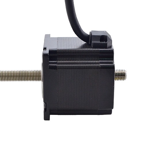 NEMA 23 Sabit Olmayan Acme Lineer Adım Motoru 3.0A 56mm Yığın Vida Bağlantısı 1.27mm (0.05") Bağlantı Uzunluğu 250mm
