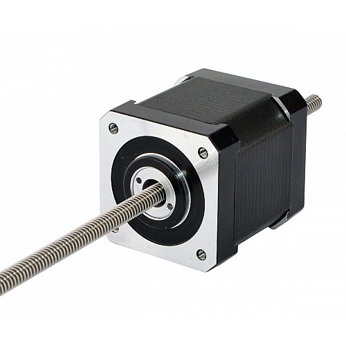 Nema 17 48 mm'lik 1,3 A'lık Bağlayıcı Olmayan Kablo 4,877 mm (0,192") Uzunluk 250 mm