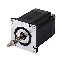 Nema 23 66 mm'lik 2,5 A'lık Bağlayıcı Olmayan Kablo 10,16 mm (0,4") Uzunluk 150 mm