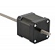 Nema 17 48 mm'lik 2,6 A'lık Bağlayıcı Olmayan Kablo 4,877 mm (0,192") Uzunluk 250 mm