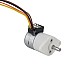 Φ15x22,5 mm PM Stepper Motor 100:1 Dişli Oranlı Mahmuzlu Dişli Kutusu