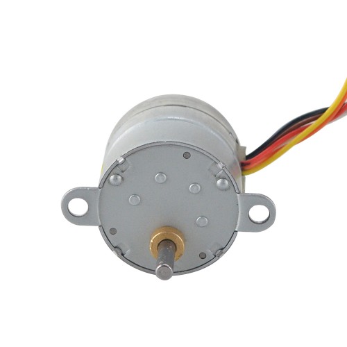 Φ25x25mm PM Stepper Motor W/Dişli Oranı 10:1 Mahmuzlu Dişli Kutusu
