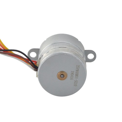 Φ25x25mm PM Stepper Motor W/Dişli Oranı 10:1 Mahmuzlu Dişli Kutusu