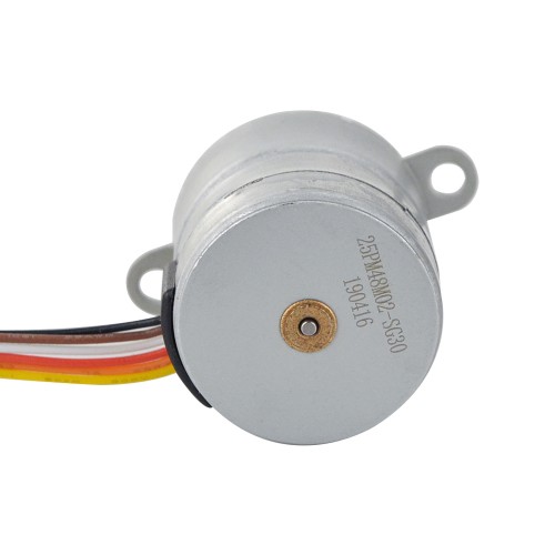 Φ25x25,5 mm PM Stepper Motor 30:1 Dişli Oranlı Mahmuzlu Dişli Kutusu