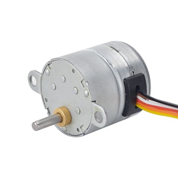 Φ25x25,5 mm PM Stepper Motor 30:1 Dişli Oranlı Mahmuzlu Dişli Kutusu