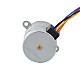 Φ35x35.2mm PM Stepper Motor W/Dişli Oranı 60:1 Mahmuzlu Dişli Kutusu
