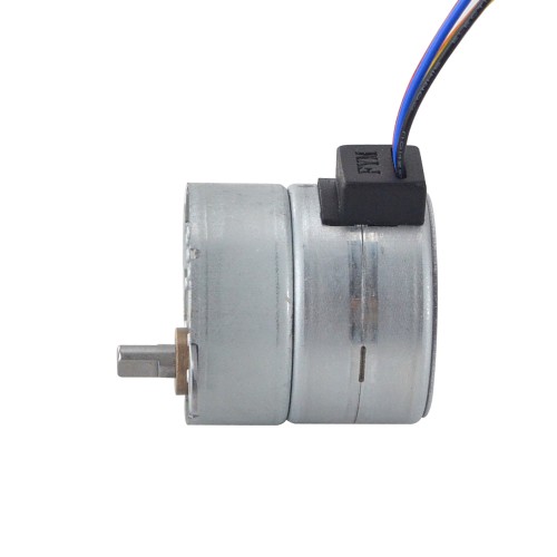 Φ35x35.2mm PM Stepper Motor W/Dişli Oranı 60:1 Mahmuzlu Dişli Kutusu