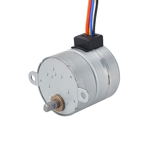 Φ35x35.2mm PM Stepper Motor W/Dişli Oranı 60:1 Mahmuzlu Dişli Kutusu