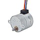 Φ35x35.2mm PM Stepper Motor W/Dişli Oranı 60:1 Mahmuzlu Dişli Kutusu