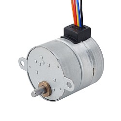 Φ35x35.2mm PM Stepper Motor W/Dişli Oranı 120:1 Mahmuzlu Dişli Kutusu