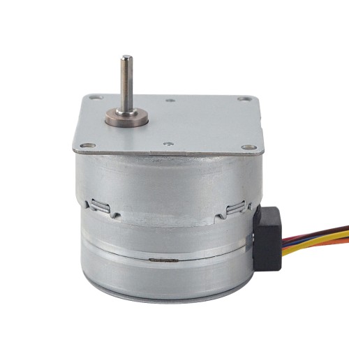 CN Satışta - Φ42x38mm PM Stepper Motor W/Dişli Oranı 50:1 Mahmuzlu Dişli Kutusu