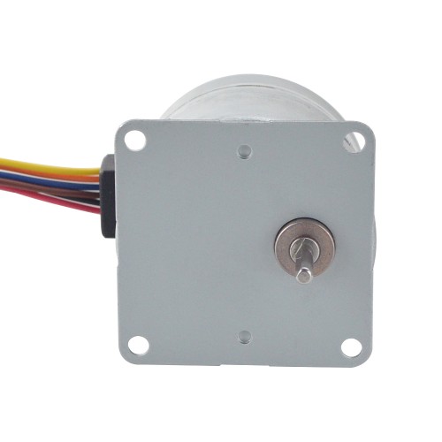 CN Satışta - Φ42x38mm PM Stepper Motor W/Dişli Oranı 50:1 Mahmuzlu Dişli Kutusu