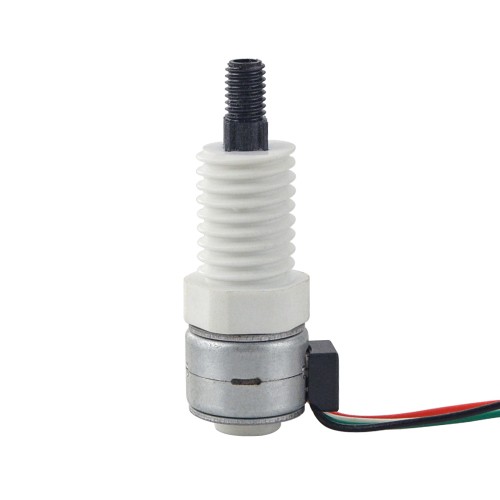 Φ15x11.1mm PM Sabit Doğrusal Adım Motoru 0.167A Kablo 0.4mm/0.016" Hareket 12mm