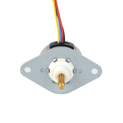 Φ25.2x15mm PM Sabit Doğrusal Adım Motoru 0.5A Kablo 1.22mm/0.048" Hareket 13.5mm