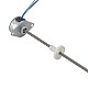 Φ25x14.5mm PM Harici Lineer Adım Motoru 0.143A Kablo 1.22mm/0.047" Uzunluk 174mm