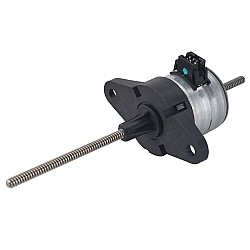 Φ28x30.8mm PM Sabit Olmayan Doğrusal Adım Motoru 0.46A Kablo 1mm/0.039" Uzunluk 120mm