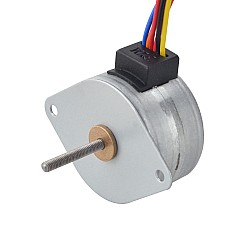 Φ35x22mm PM Harici Lineer Adım Motoru 0,28A Kablo 0,5mm/0,0197" Uzunluk 21,5mm