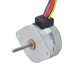 CN Satışta - Φ35x22mm PM Harici Lineer Adım Motoru 0.2A Kablo 0.5mm/0.0197" Uzunluk 21.5mm