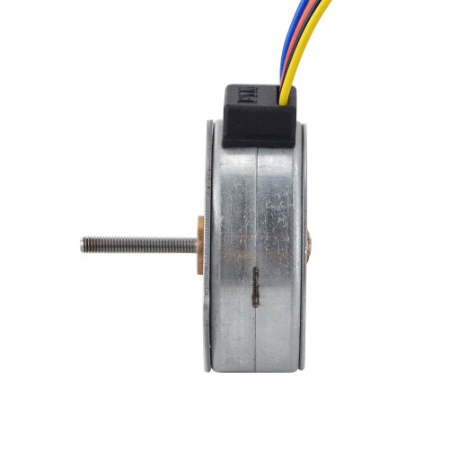 CN Satışta - Φ42x16.5mm PM Harici Lineer Adım Motoru 0.4A Kablo 0.5mm/0.0197" Uzunluk 21mm