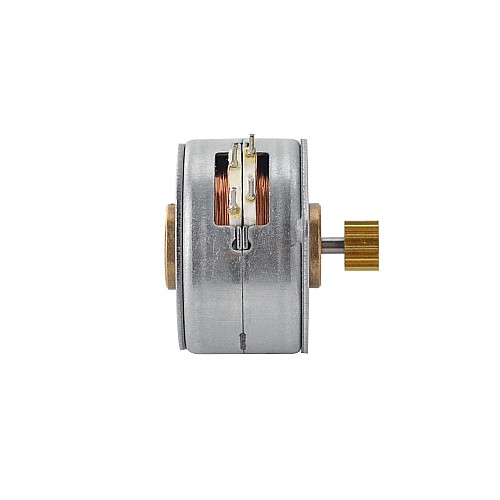 Φ25x16mm PM Adım motoru 15 derece 12,25 mN.m (1,735 oz.in) 0,275 A 4 Kablo