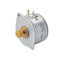 Φ25x16mm PM Adım motoru 15 derece 12,25 mN.m (1,735 oz.in) 0,275 A 4 Kablo