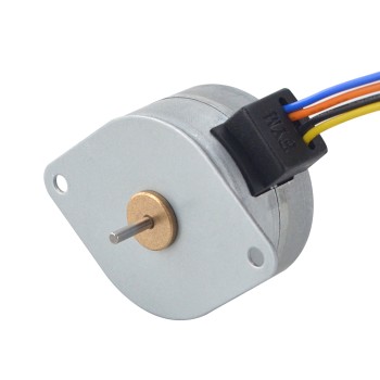 Φ35x22mm PM Adım motoru 7,5 derece 53,9 mN.m (7,634 oz.in) 0,2 A 4 Kablo