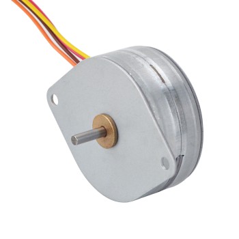CN Satışta - Φ42x18mm PM Adım Motoru 3,75 derece 49 mN.m (6,94 oz.in) 0,42 A 4 Kablo