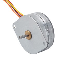 CN Satışta - Φ42x18mm PM Adım Motoru 3,75 derece 49 mN.m (6,94 oz.in) 0,42 A 4 Kablo