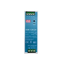EDR-120-24 MEANWELL 120W 24VDC 5A 115/230VAC DIN Ray Güç Kaynağı